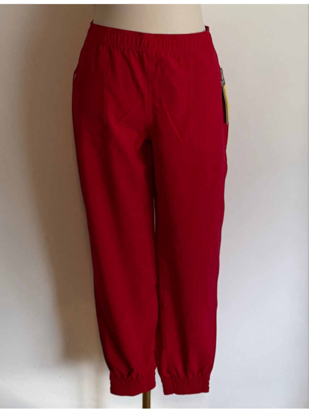 Women's Dickies Medical Jogger Pants Red Size LP